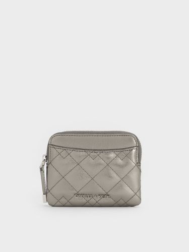Charles & Keith - Porte-cartes matelassé métallisé Duo - Charles & Keith - Modalova