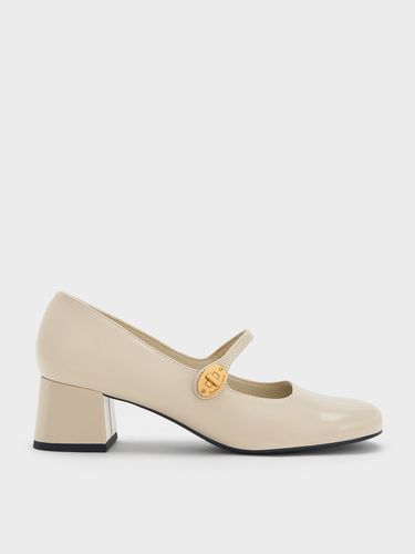 Charles & Keith - Mary Jane vernies à talon carré et boucle métallique - Charles & Keith - Modalova
