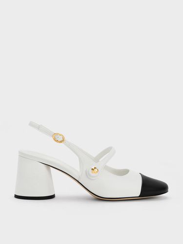 Charles & Keith - Escarpins avec perle et bride arrière - Charles & Keith - Modalova