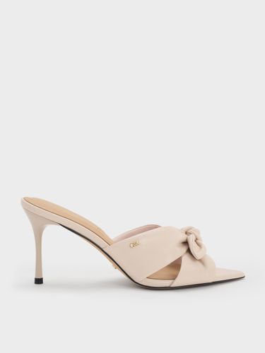 Charles & Keith - Mules à talon aiguille en cuir Jayce - Charles & Keith - Modalova