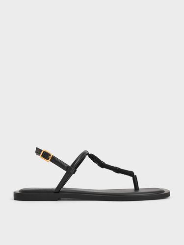 Charles & Keith - Sandales tongs en raphia - Charles & Keith - Modalova