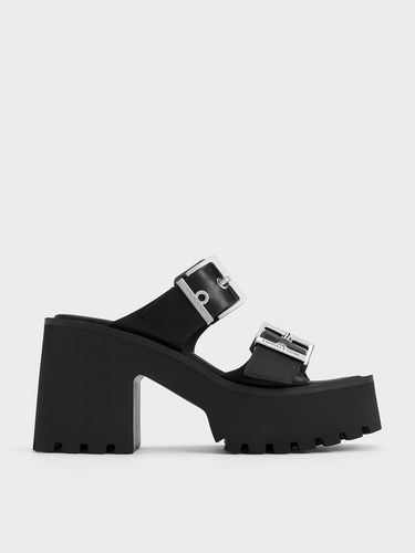 Charles & Keith - Mules à plateforme avec double lanière à oeillets Trill - Charles & Keith - Modalova