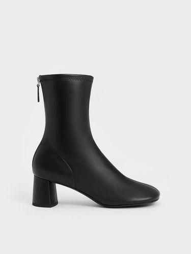 Charles & Keith - Bottines à bout rond et fermeture éclair - Charles & Keith - Modalova