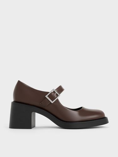 Charles & Keith - Escarpins Mary Jane à talon carré Hester - Charles & Keith - Modalova