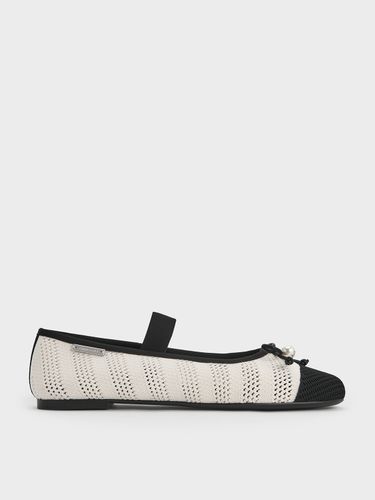 Charles & Keith - Mary Jane tricotée à nœud et perle - Charles & Keith - Modalova