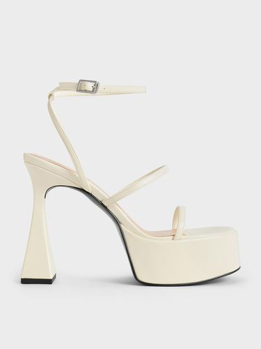 Charles & Keith - Sandales à lanière et talon plateforme sculpté - Charles & Keith - Modalova