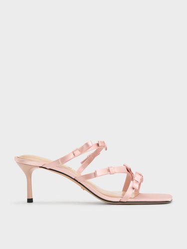 Charles & Keith - Sandales à talon en polyester recyclé à nœud Jessy - Charles & Keith - Modalova