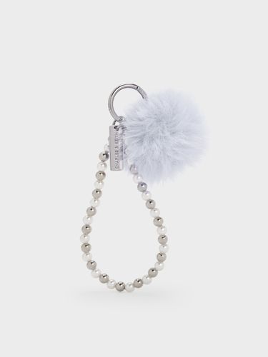 Charles & Keith - Breloque boule de poils à lanière en perles - Charles & Keith - Modalova