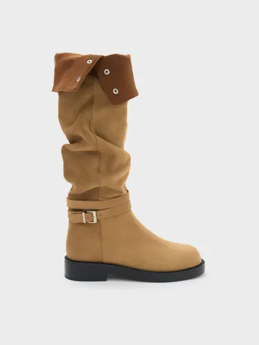 Bottes cuissardes en suédine Eilis - Charles & Keith - Modalova