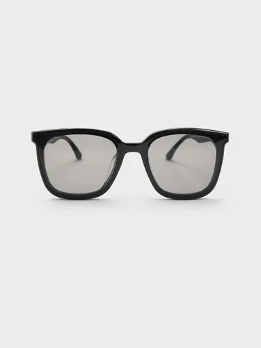 Charles & Keith - Lunettes de soleil carrées en acétate recyclé Maude - Charles & Keith - Modalova