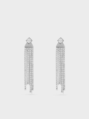 Boucles d'oreilles pendantes en cristal Quincy - Charles & Keith - Modalova