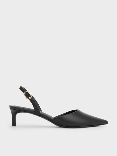 Charles & Keith - Escarpins à talon de chaton à bride arrière et bout pointu - Charles & Keith - Modalova