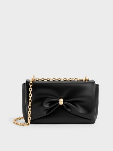 Sac porté épaule en chaîne froncé Halsey - Charles & Keith - Modalova