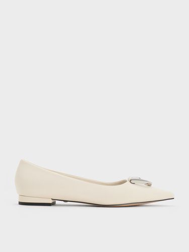 Charles & Keith - Ballerines en cuir Gabine - Charles & Keith - Modalova