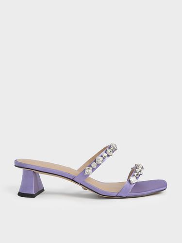 Charles & Keith - Mules à talon ornées de bijoux - Charles & Keith - Modalova