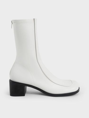 Charles & Keith - Bottes à hauteur de mollet avec talon carré - Charles & Keith - Modalova