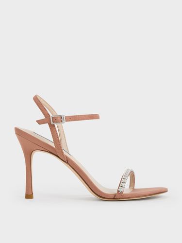 Charles & Keith - Escarpins texturés à bride de cheville et ornement Ambrosia - Charles & Keith - Modalova