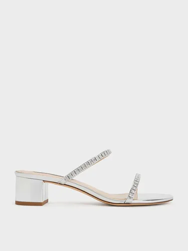 Charles & Keith - Sandales métalliques ornées de pierres Ambrosia - Charles & Keith - Modalova