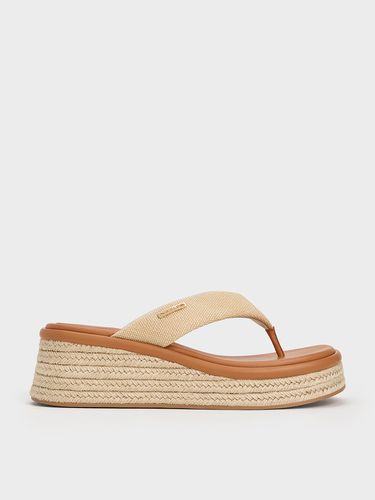 Charles & Keith - Espadrilles tongs tissées - Charles & Keith - Modalova