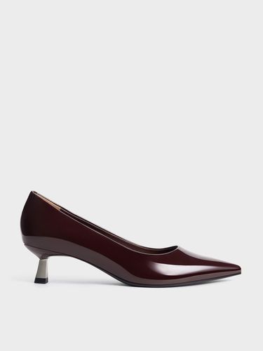 Charles & Keith - Escarpins vernis à bout pointu et talon de chaton - Charles & Keith - Modalova