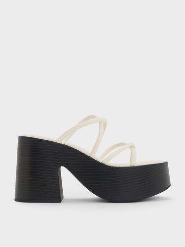 Charles & Keith - Mules à brides croisées et plateforme - Charles & Keith - Modalova