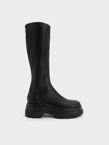 Bottes hautes Leoi à semelles crantées - Charles & Keith - Modalova