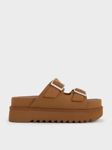 Charles & Keith - Sandales à plateforme à double bride et boucle - Charles & Keith - Modalova