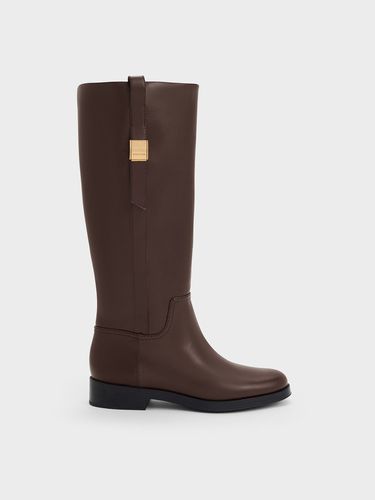 Charles & Keith - Bottes montantes à détail métallique Yvette - Charles & Keith - Modalova