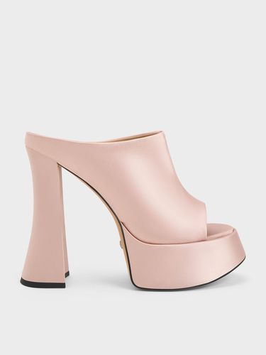 Charles & Keith - Mules à plateforme en polyester recyclé Delphine - Charles & Keith - Modalova