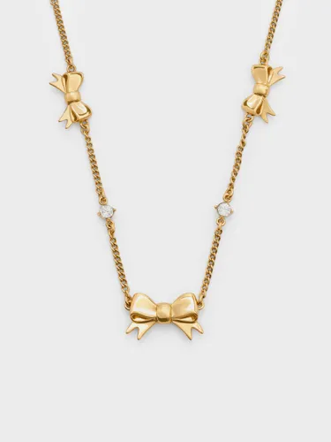 Collier Paige à nœud et cristaux - Charles & Keith - Modalova