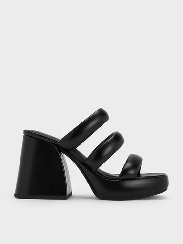 Charles & Keith - Mules à plateforme avec lanière bouffante Tattie - Charles & Keith - Modalova