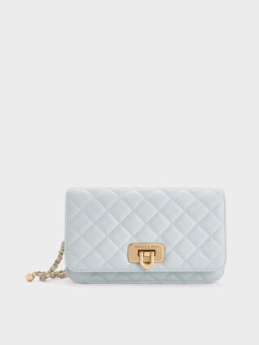 Charles & Keith - Pochette matelassée à bouton-poussoir Cressida - Charles & Keith - Modalova