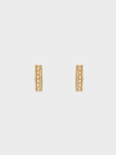 Boucles d'oreilles créoles ornées de fausses perles Maeve - Charles & Keith - Modalova