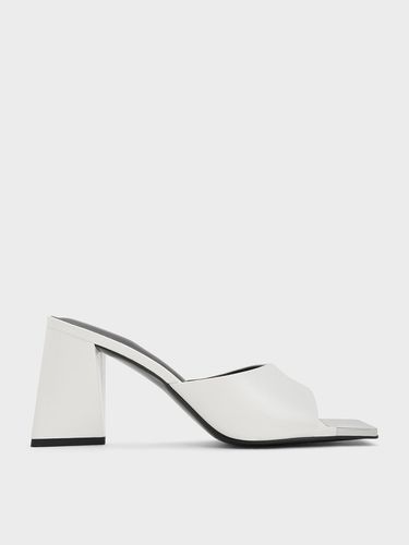 Charles & Keith - Mules à bout métallique et talon sculpté - Charles & Keith - Modalova