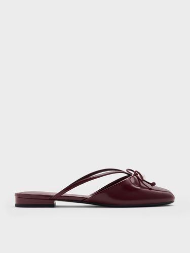 Charles & Keith - Mules à noeud et détail perlé - Charles & Keith - Modalova