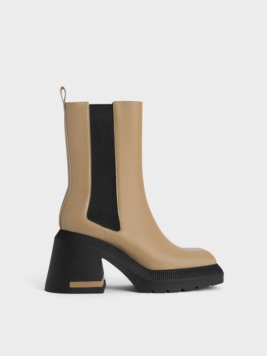 Charles & Keith - Bottes Chelsea mi-mollet Emery - Charles & Keith - Modalova