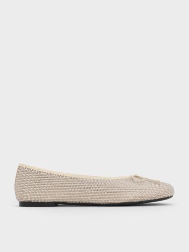 Charles & Keith - Ballerines en satin ornées de strass - Charles & Keith - Modalova