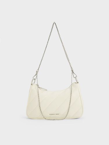 Charles & Keith - Sac bandoulière matelassé à lanière en chaîne Philomena - Charles & Keith - Modalova