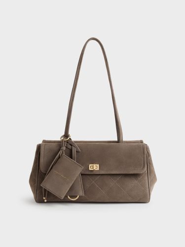 Sac Porté Épaule Allongé Matelassé Apfra - Charles & Keith - Modalova