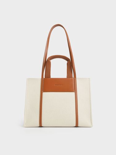 Charles & Keith - Sac cabas large avec double poignée Shalia - Charles & Keith - Modalova