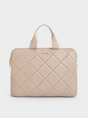 Charles & Keith - Sacoche pour ordinateur portable matelassée Aubrielle - Charles & Keith - Modalova