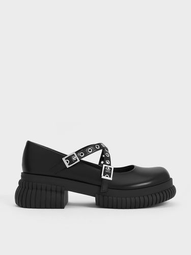 Charles & Keith - Mary Jane à plateforme et lanière oeillets - Charles & Keith - Modalova