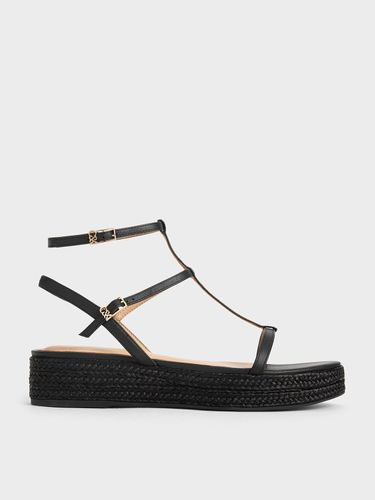 Charles & Keith - Sandales en cuir à semelle espadrille - Charles & Keith - Modalova