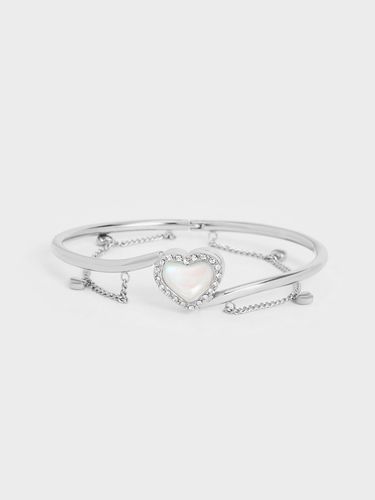 Charles & Keith - Bracelet à maillons et cristal en forme de coeur Annalise - Charles & Keith - Modalova