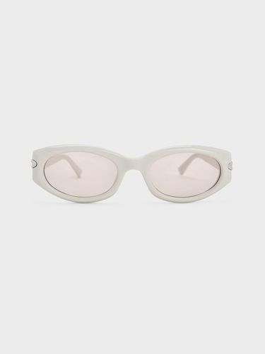 Charles & Keith - Lunettes de soleil ovales enveloppantes Edie - Charles & Keith - Modalova