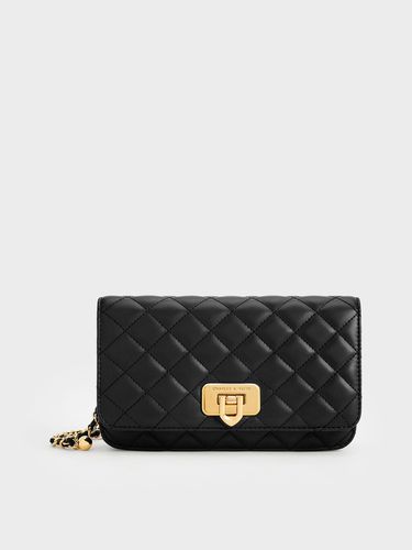 Charles & Keith - Pochette matelassée à bouton-poussoir Cressida - Charles & Keith - Modalova