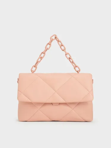 Charles & Keith - Sac porté épaule bouffant à lanière en chaîne Lin - Charles & Keith - Modalova