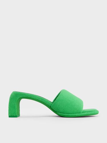 Charles & Keith - Mules texturées à talon incurvé Loey - Charles & Keith - Modalova