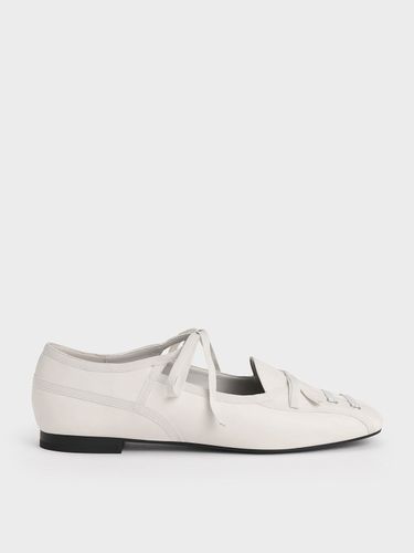 Charles & Keith - Ballerines à lacets ornées d'un nœud - Charles & Keith - Modalova
