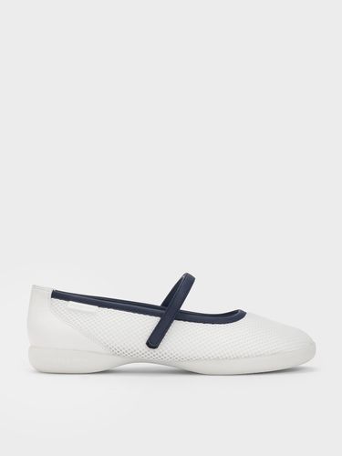 Charles & Keith - Baskets Mary Jane en maille à surpiqûre contrastée - Charles & Keith - Modalova